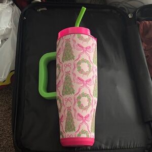 Simply Southern Pink and Green Tumbler